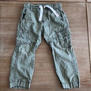 Toddler Boys Lightweight Khaki Cargo Pants